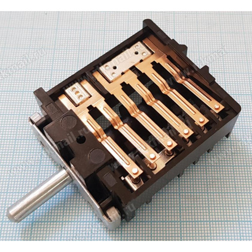 Переключатель конфорки (7поз)  аналог ПМЭ27-2375-П(272375П), ПМ-16-7-03-03(ПМ1670303) зам. PKK012, PKK013
