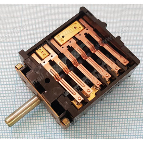 Переключатель конфорки (7поз)  аналог ПМЭ27-2375-П(272375П), ПМ-16-7-03-03(ПМ1670303) зам. PKK012, PKK013