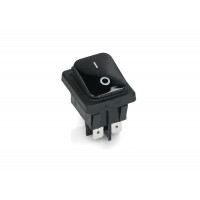 Выключатель BIPOLAR BLACK LIGHT SWITCH 20A 6,3mm (Bipolar with black light. 20(10)A, 250V. Faston: 6,3x0,8mm. 4 contacts.) зам.