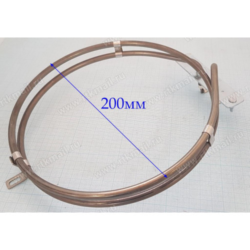 ТЭН дух.круглый (2000w, D-195mm)Therm-816383, зам.524011800, 639000117, 651059546, 651067155