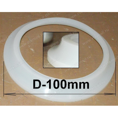 Прокладка фланца в/н, силикон D-100mm / d-70mm