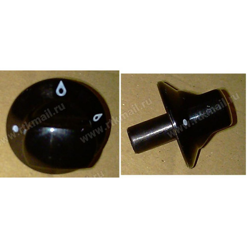 KNOB (GAS TAP) BLACK STYLE