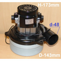 Мотор пылесоса (с отводом) 1200W (H173, D143, d48)
