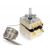 Термостат 30°-110°C - EGO 55.13624.010 (Temperature: min. 30°C, max. 110°C. Single-phase, 16A, 250V, 2+4 contacts. Shaft: 27mm, capillary: 1 470mm. Probe: O6x112mm.)зам.