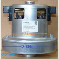 Мотор пылесоса 2000w (Cu) H=128, D125mm, зам. VC071432DQw