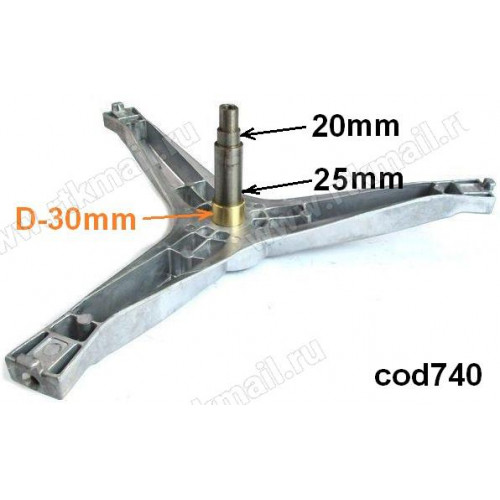 Крестовина барабана SAMSUNG DC97-15971A (H=107mm), зам. DC97-15183A, SPD016SA