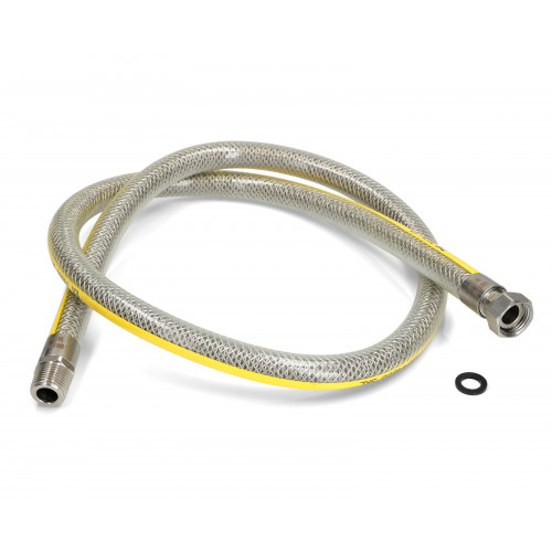 Подводка для газа (шланг для газа) FLEXIBLE GAS PIPING 1/2 1250mm M.F. - SKL ()зам.