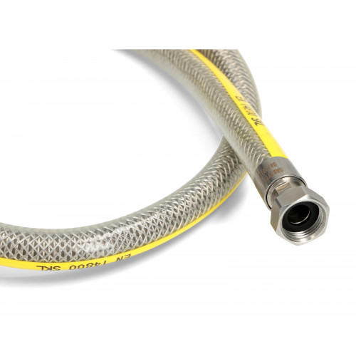 Подводка для газа (шланг для газа) FLEXIBLE GAS PIPING 1/2 1250mm M.F. - SKL ()зам.