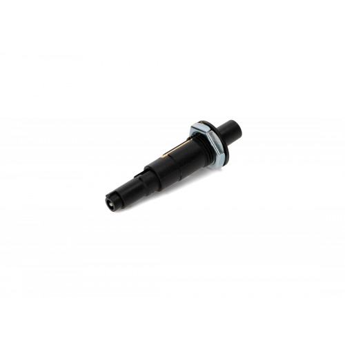 Кнопка пьезо-поджига BLACK PIEZO IGNITER - SKL (Black. Temperature resistance: -40°C~120°C. Assembly hole: M18x1.5, ring: O24mm. Faston M O2,4mm. Output voltage >=16Kv.)зам. COK970UN