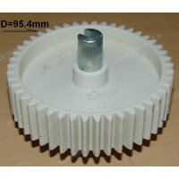 Шестерня мясорубки основная с прорезью, D=95.4/14, H64/25.5; Vitek/Dex