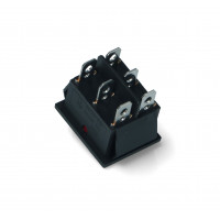 Выключатель BIPOLAR RED LIGHT SWITCH 6C 16A (Bipolar with red light. 16A 250V, 20A 125V, 50Hz. 6 contacts. Operating temperature: -25°C ~ +85°C. T85, 1E4.) зам.