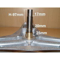 Крестовина барабана H-97mm, D20mm