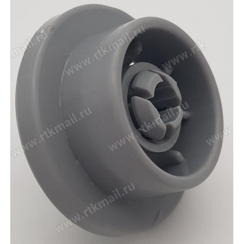 Ролик (1шт) для корзины ПММ (D27/37mm), BOSCH A165314, зам. i06BO02, WK537, 21BS016