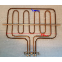 ТЭН духовки ДеЛюкс 800w+1800w, узкий, верхн. (De luxe)