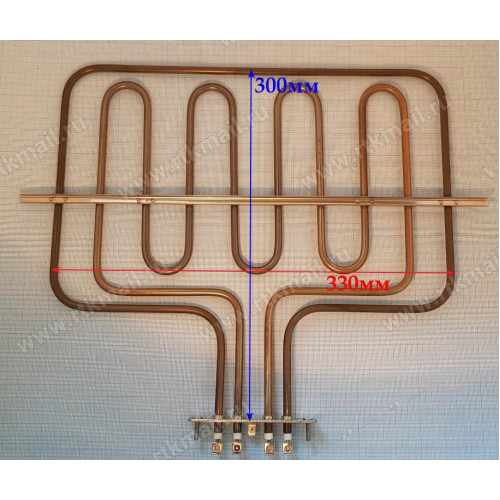 ТЭН духовки ДеЛюкс 800w+1800w, узкий, верхн. (De luxe)