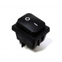 Выключатель BIPOLAR BLACK LIGHT SWITCH 16A 6,3mm (Bipolar with black light. 16A, 250V. Faston: 6,3mm. Temperature: 120/55°C. 4 contacts. 3/4HP, 125/250V. 20A125V, 16A/250V.) зам.