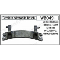 Петля люка СМА Bosch-00171269, зам. DRH000BO, Bo6203, 74BS002