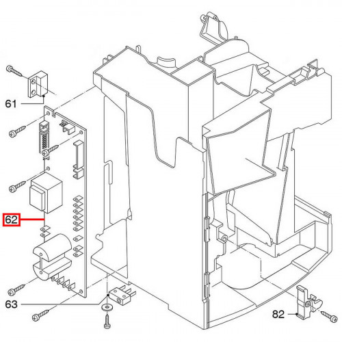 Плата питания для кофемашин DE LONGHI ESAM 2200/3000, зам. 5213211641, 5213213691, 5213216241