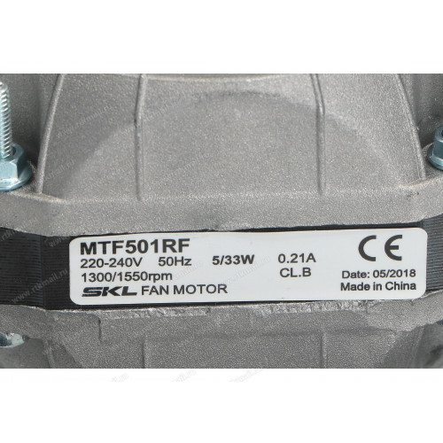 Мотор вентилятора 5W, 230V, 50HZ (COPPER) - SKL, MODEL N.5 - 13/82TS., 1300/1550RPM, 0.2A