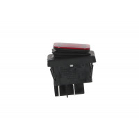 Выключатель BIPOLAR RED LIGHT SWITCH 20A 6,3mm (Bipolar with red light. 20(10)A, 250V. Faston: 6,3x0,8mm. 4 contacts.) зам.