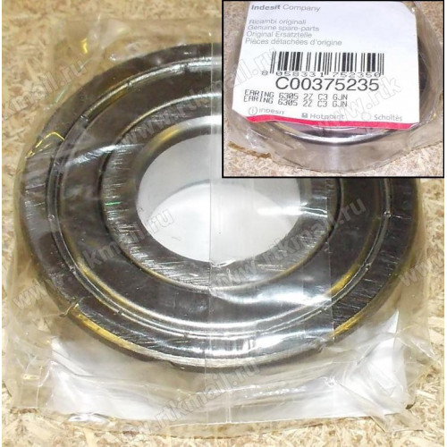 C00375235 Подшипник (6 305 zz) SKF, Merl-263910, 49029954u, G122610