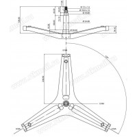 Крестовина барабана HANSA 8033708, Samsung DC97-17602A