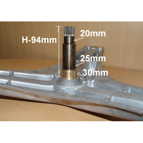 Крестовина барабана H-94mm, D25/20mm