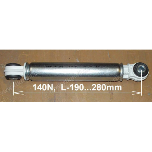 Амортизатор ANSA, 140N L187..275mm, втулка-8mm, зам.4500826, SAR002MI