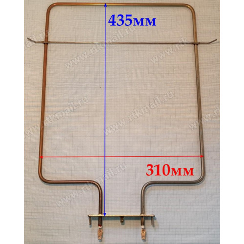 ТЭН духовки Лысьва 800w, П-обр., верх., нерж. зам. 01041343, 4067112