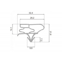 Уплотнитель холодильника 520x620мм Профиль